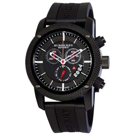 burberry sport saat bu7701|Burberry Endurance Chronograph Black Dial Black PVD Men's .